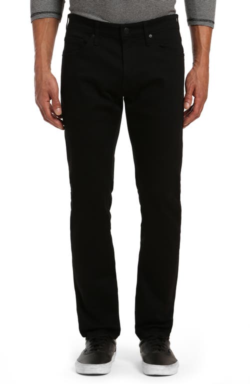James Slim Fit Jeans in Double Black Supermove