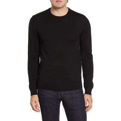 Bonobos Slim Fit Merino Wool Crewneck Sweater, Black