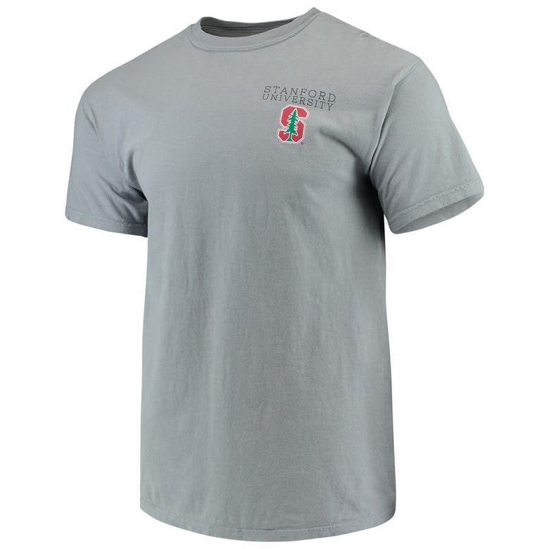 Image One Gray Stanford Cardinal Team Comfort Colors Campus Scenery T-shirt