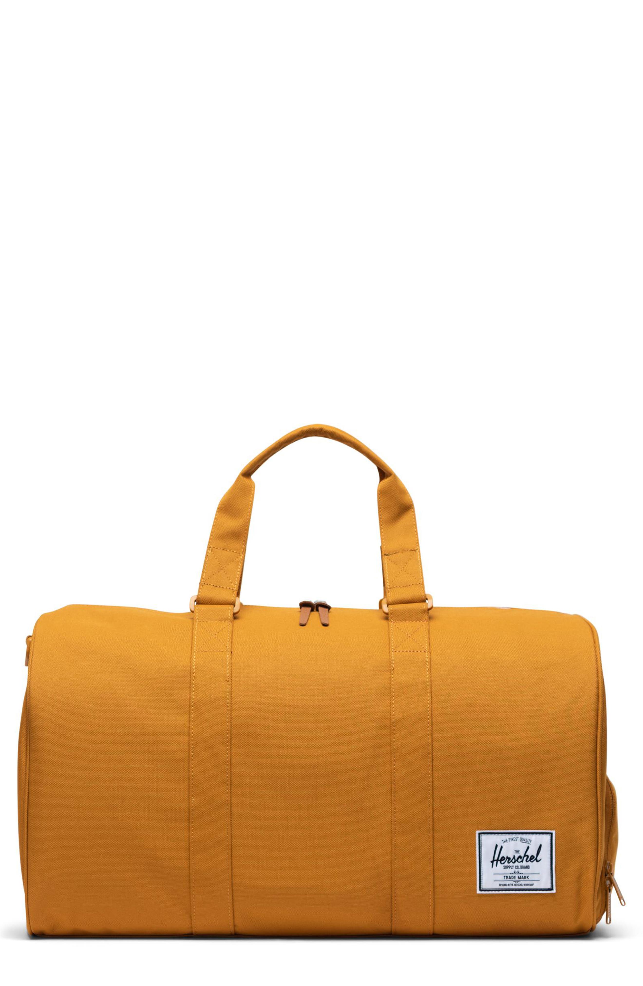 herschel canvas duffle bag