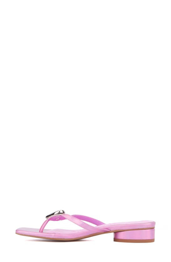 Shop Olivia Miller Love Buzz Sandal In Neon Pink