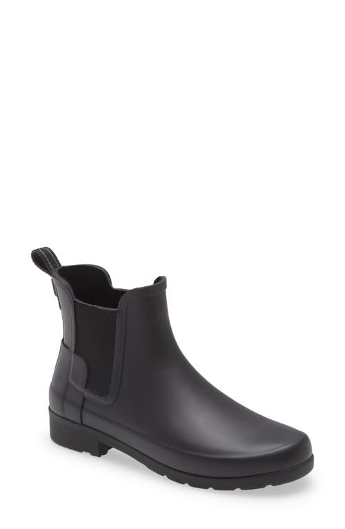 Refined Waterproof Chelsea Boot in Black