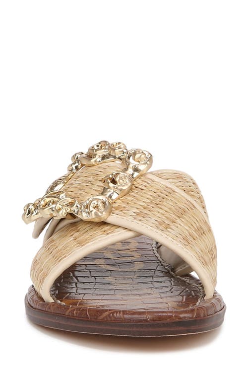 Shop Sam Edelman Gracyn Slide Sandal In Dark Natural