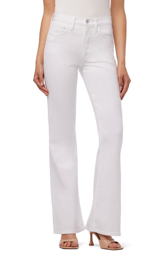 Shop Joe's High Rise Flare Jeans In White
