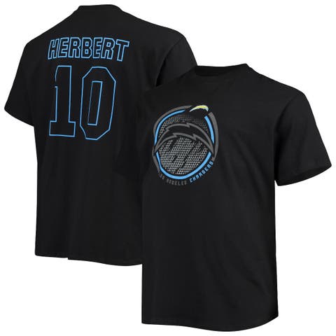 Outerstuff Girls Youth Justin Herbert Pink Los Angeles Chargers Player Name & Number T-Shirt Size: Extra Large