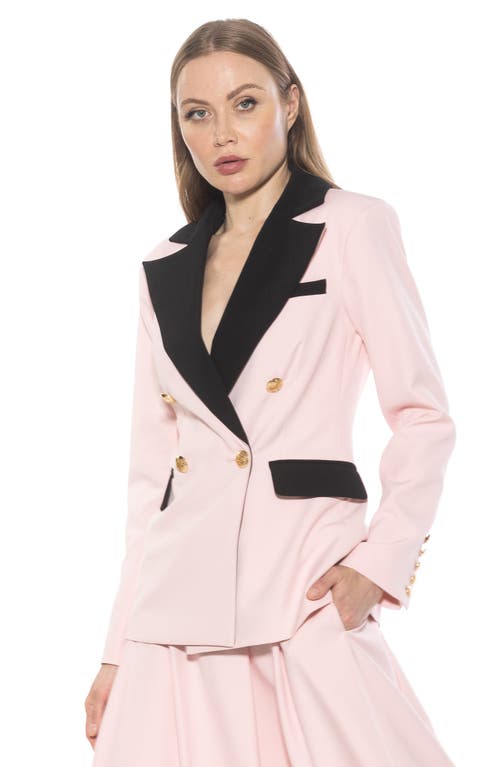 Alexia Admor Women's Farrah Double Breasted Blazer In Pink