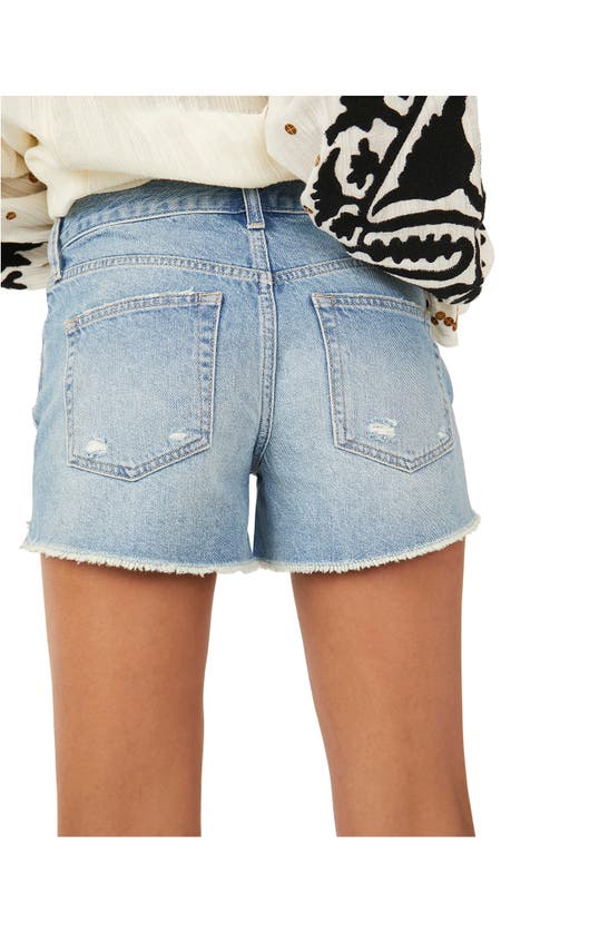 Shop Free People Maggie Distressed Shorts In Kiss Me