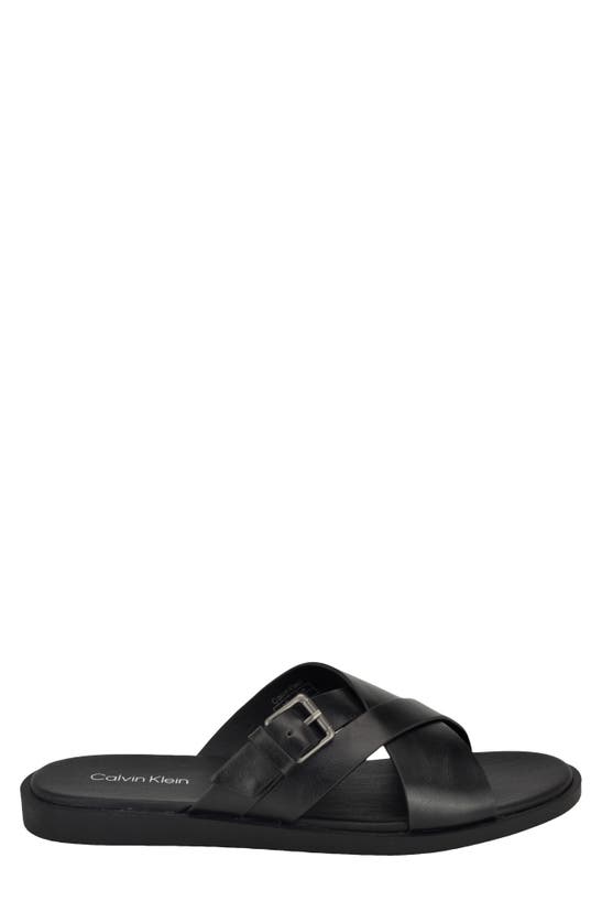 Calvin Klein Men's Men's Elon Sandal In Black
