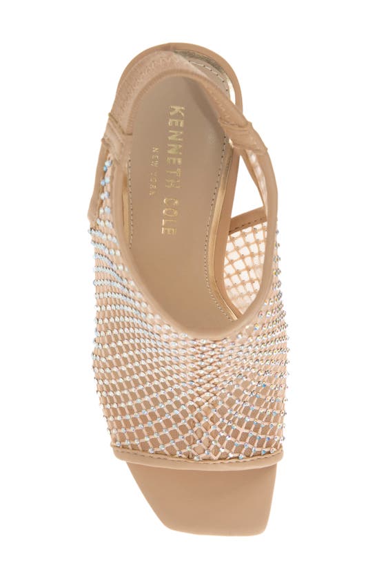 Kenneth Cole Women's Hayley Jewel High Heel Sandals In Toasted Almond Mesh