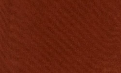 Ag The Rhett High Waist Crop Corduroy Jeans In Fired Copper