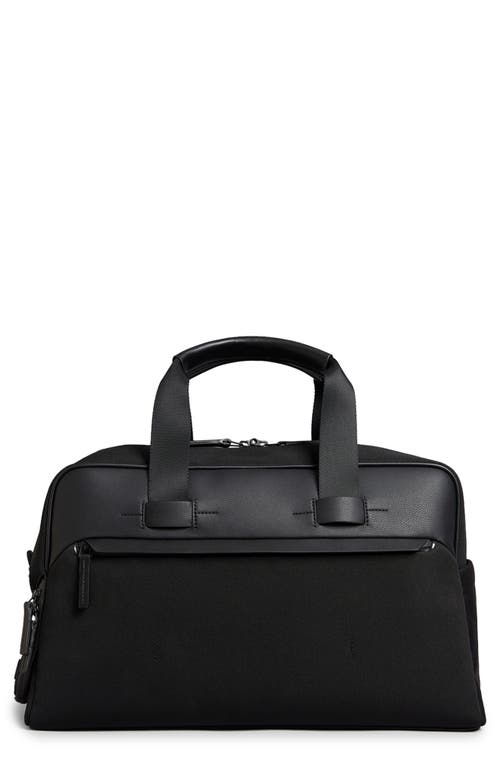Troubadour Compact Embark Recycled Polyester Duffle Bag In Black
