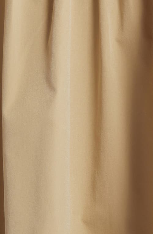 Nikki Lund Missy Water Repellent Smocked Jacket In Khaki