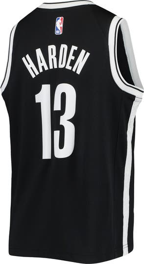 Nike Youth Nike James Harden Black Brooklyn Nets Swingman Jersey