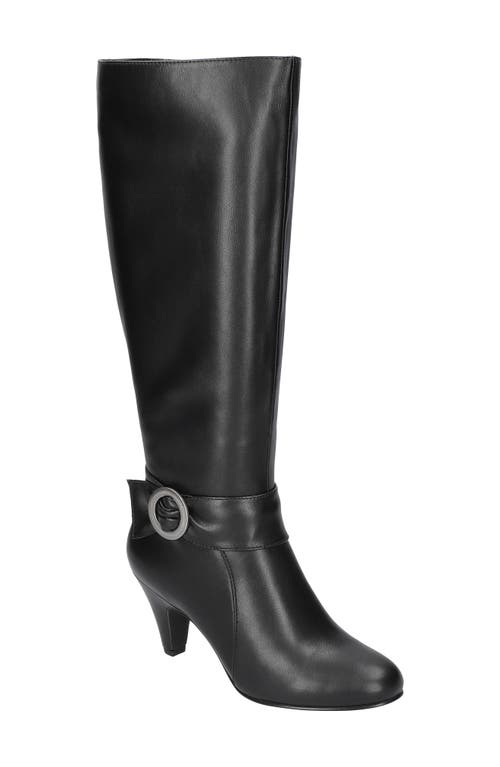 Bella Vita Womens Zipper Mid-calf Boots In Black