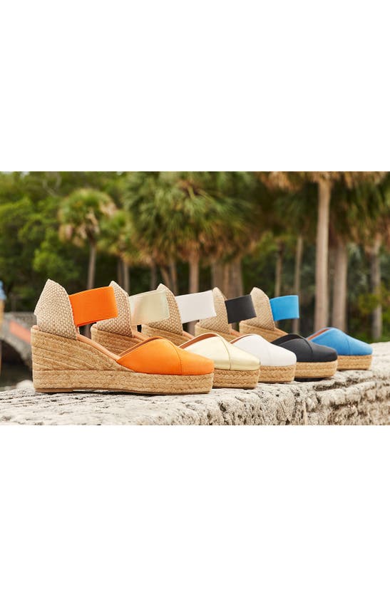 Shop Andre Assous Pedra Espadrille Wedge In Orange