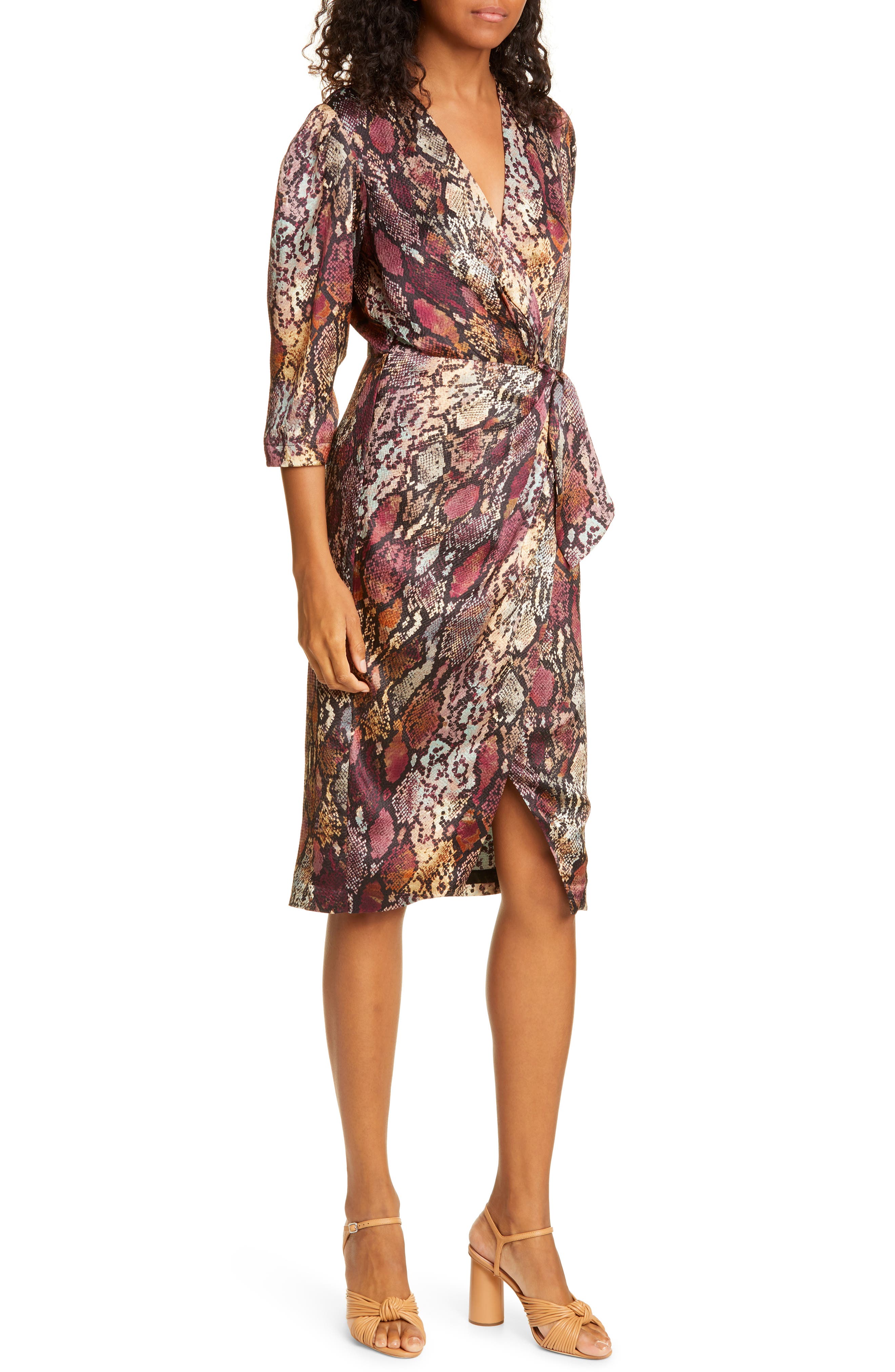 rebecca taylor wrap dress