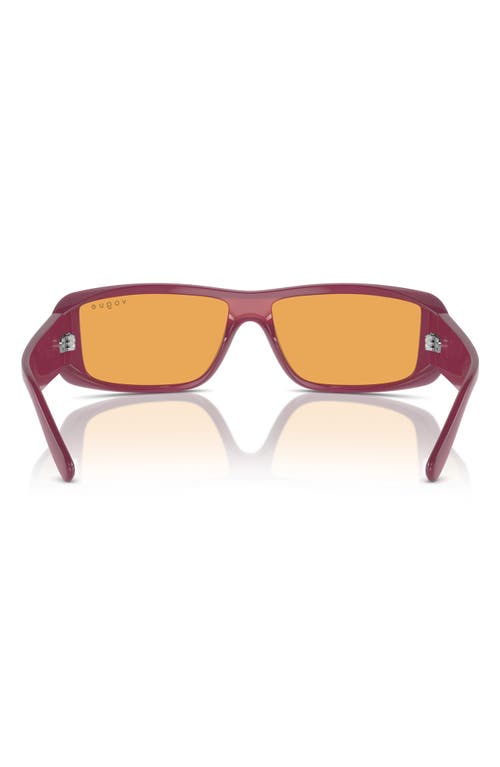 Vogue 22mm Rectangular Sunglasses In Opal Violet