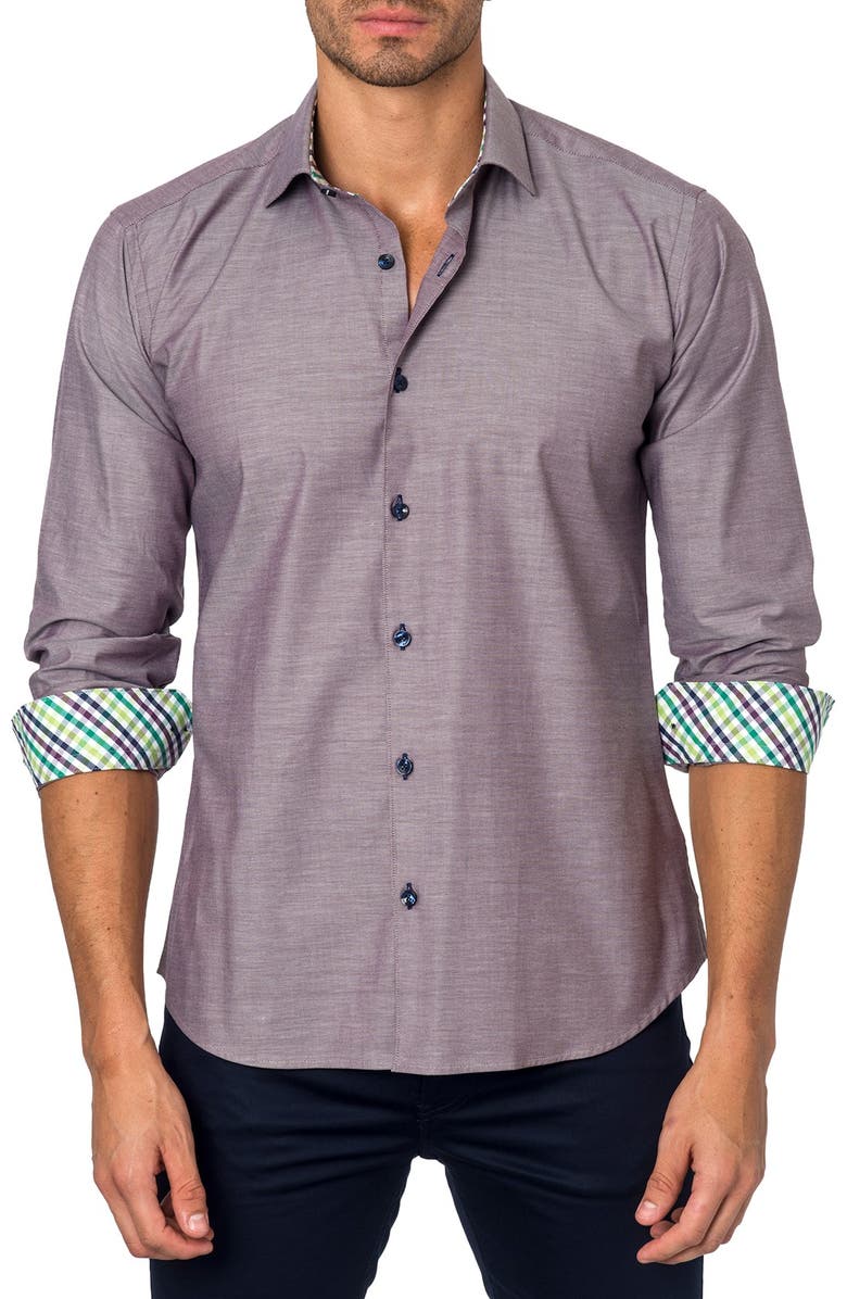 Jared Lang Trim Fit Sport Shirt | Nordstrom