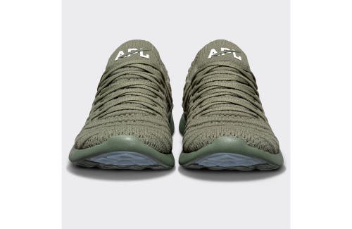 Shop Apl Athletic Propulsion Labs Techloom Wave Sneakers In Fatigue/ivory