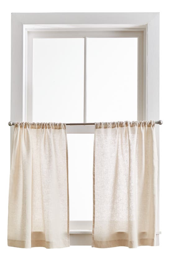 Peri Home Linen Set Of Two Half Window Panels