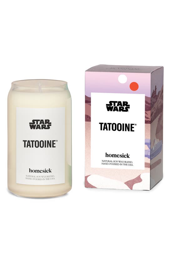 Homesick Star Wars Tatooine Candle In White