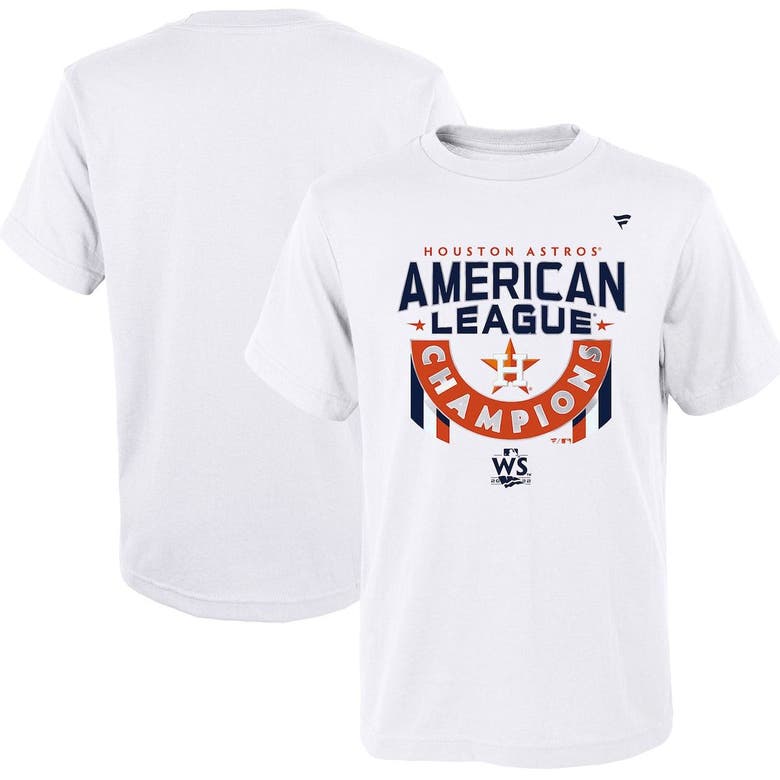 Fanatics Kids' Toddler  Branded White Houston Astros 2022 American League Champions Locker Room T-shirt
