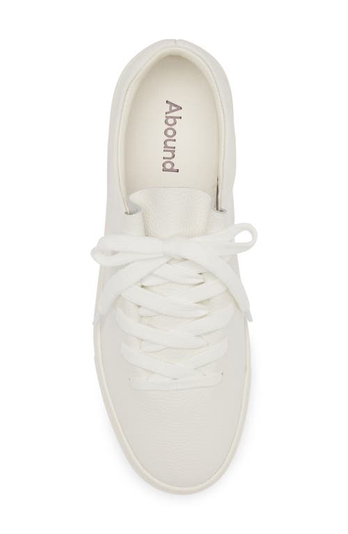 Shop Abound Siena Leather Sneaker In White