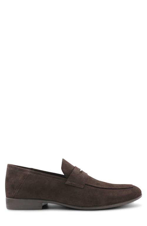 Shop Blake Mckay Sawyer Penny Loafer In Brown Suede