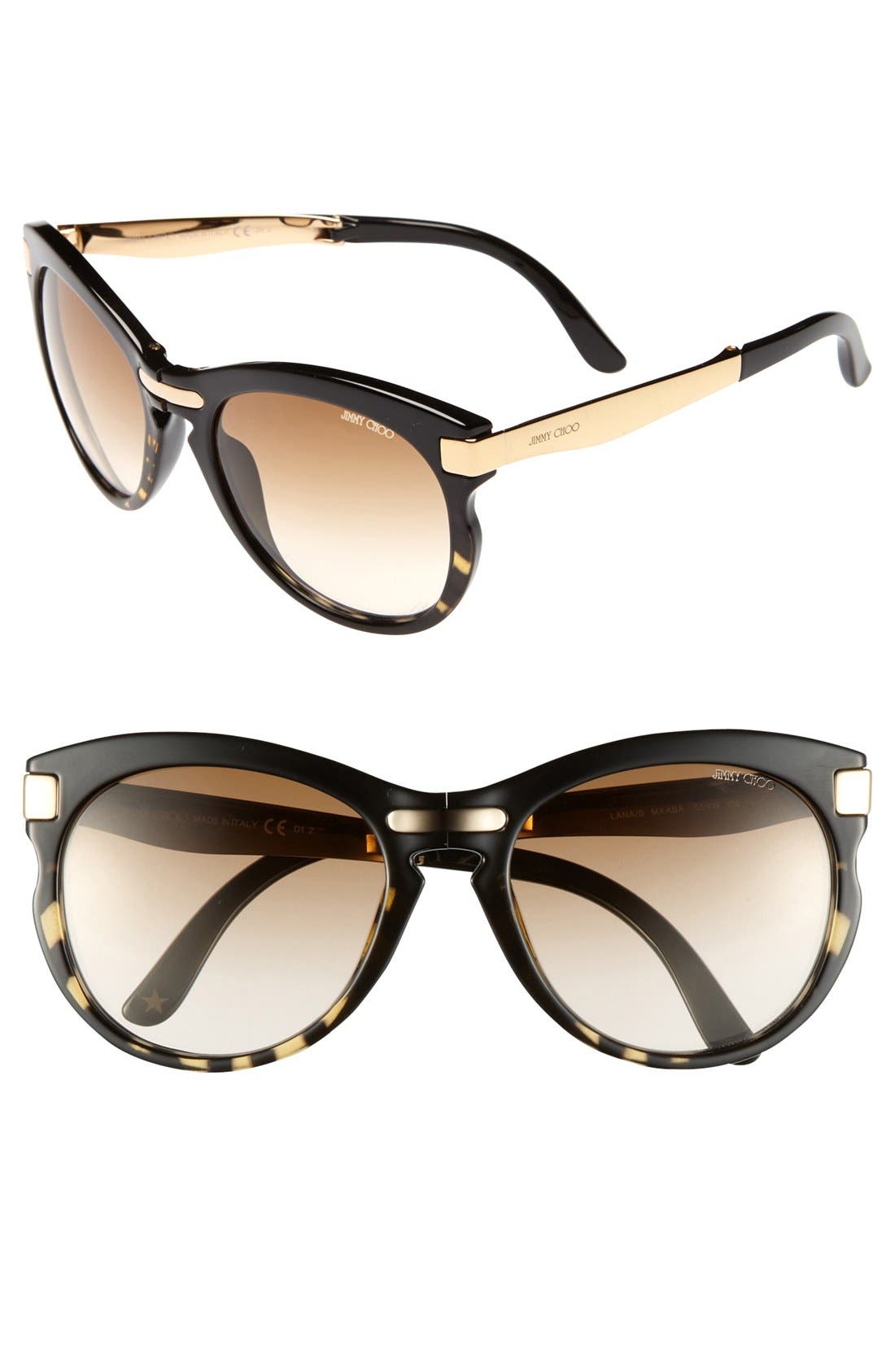 Jimmy Choo 'Lanas' 55mm Sunglasses Nordstrom