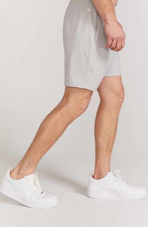 Shop Redvanly Byron Water Resistant Drawstring Shorts In Glacier Gray