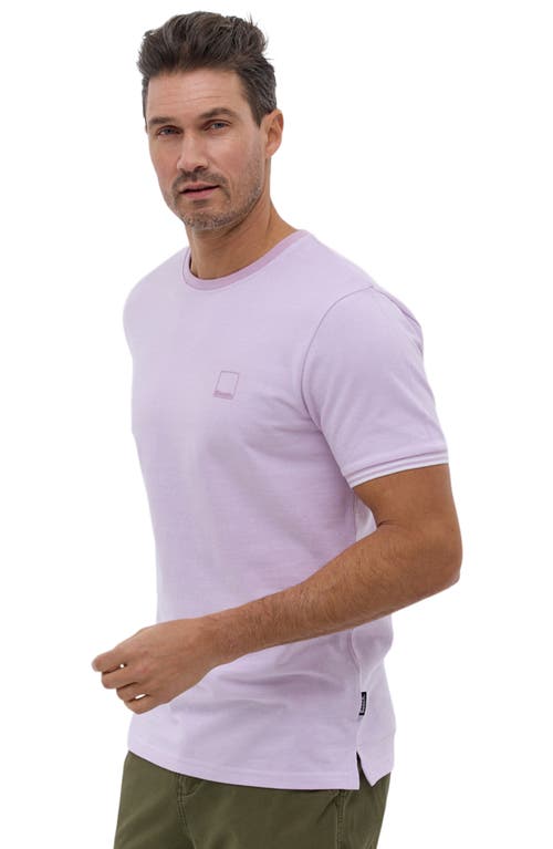 Shop Bench . Malen Emblem Cotton T-shirt In Lavender