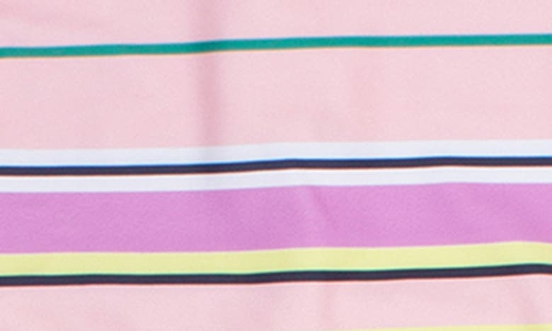 Shop Shade Critters Kids' Stripe 2-piece Rashguard Set In Pink Multi
