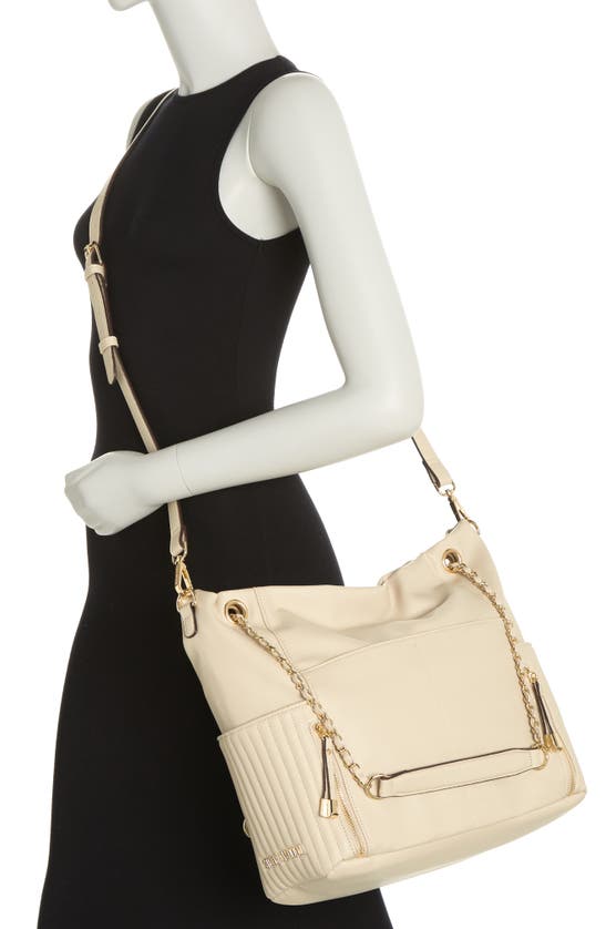 Steve Madden Marvis Chain Shoulder Bag In Oatmilk