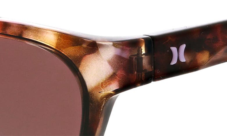 Hurley 55mm Cat Eye Sunglasses In Lilac Demi