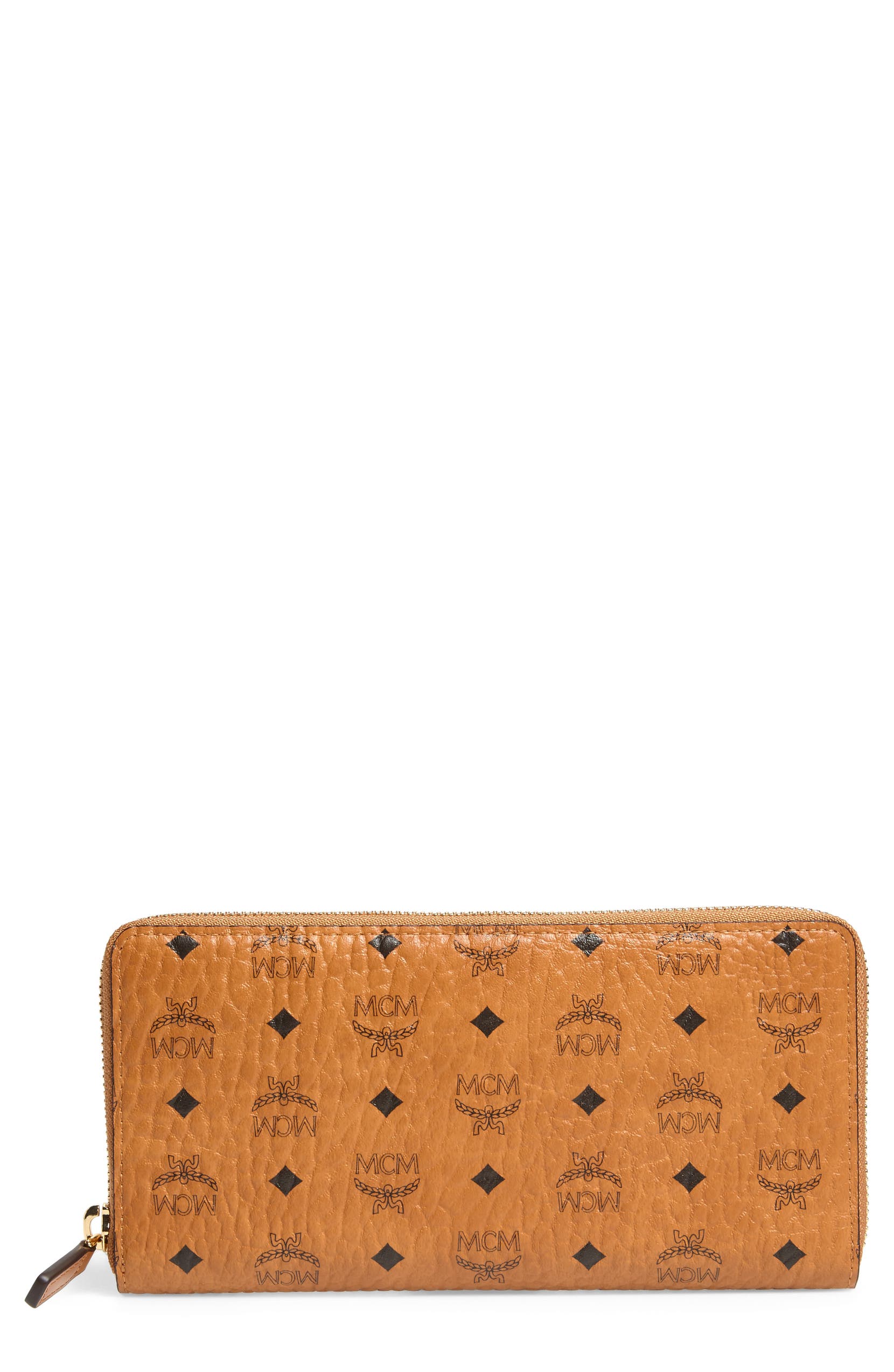 Visetos Original Zip Around Coated Canvas Wallet