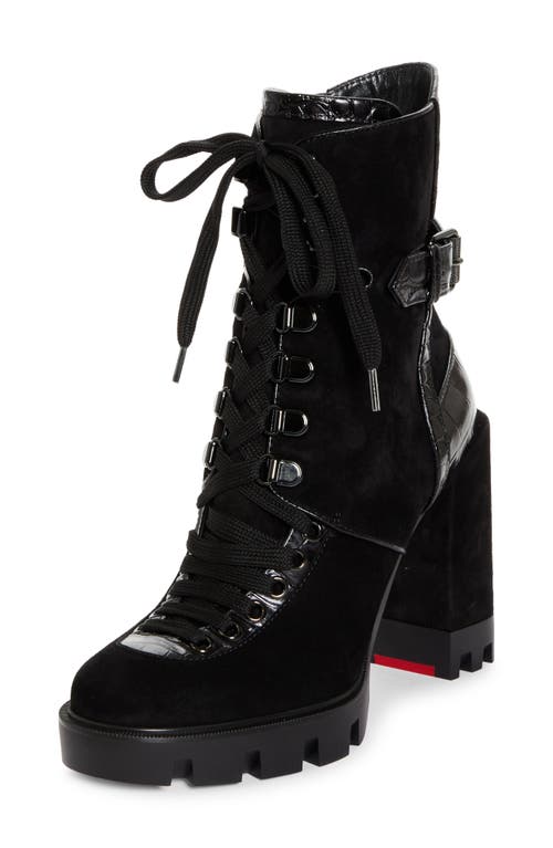 Christian Louboutin Macademia Bootie In Black