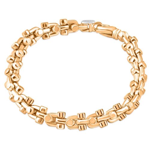 Shop Bliss Diamond Solid 14k Yellow Gold 59 Grams 10mm Heavy Masculine Bracelet 8"