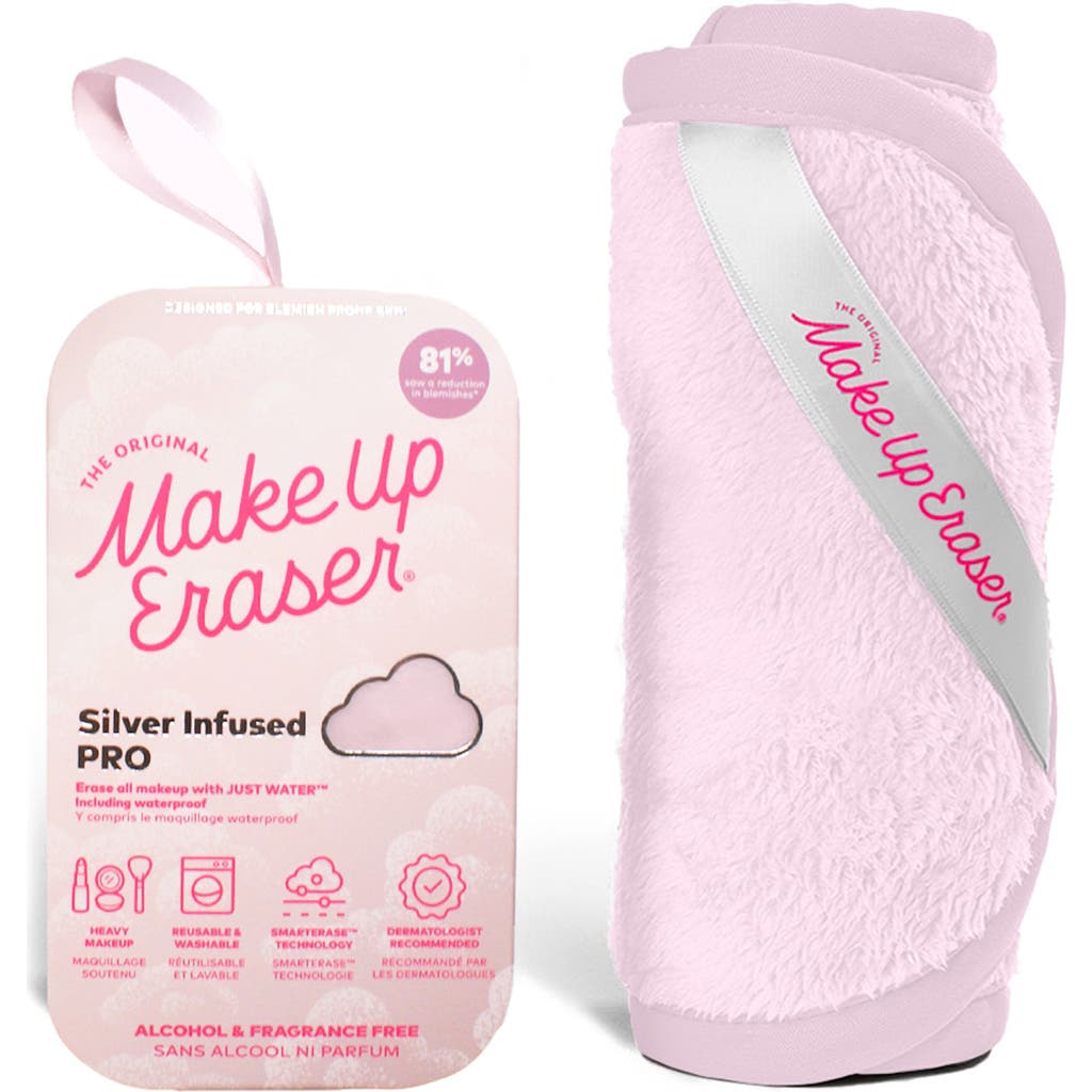 The Original Makeup Eraser Silver Infused Pro Reusable Makeup Eraser Cloth In Silver Infused