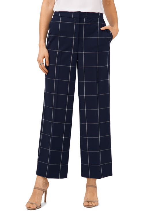 halogen(r) High Waist Wide Leg Trousers in Classic Navy