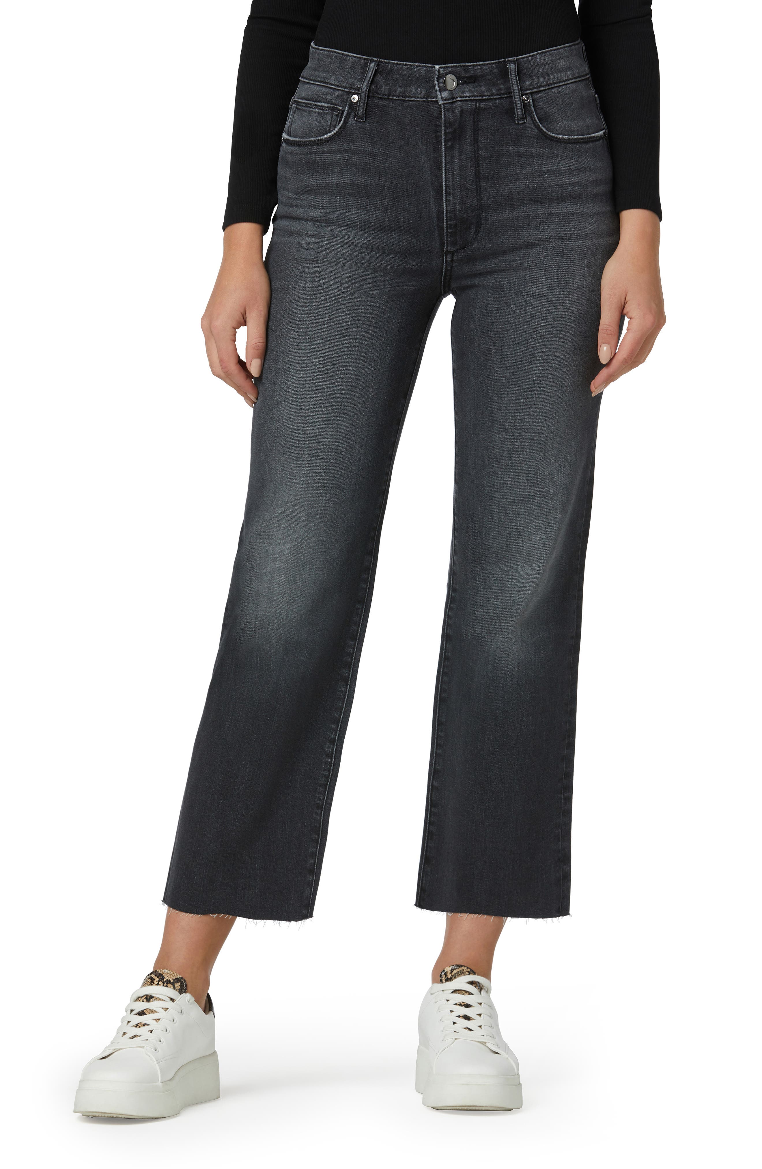 Joe's Mid Rise Straight Crop Jeans 