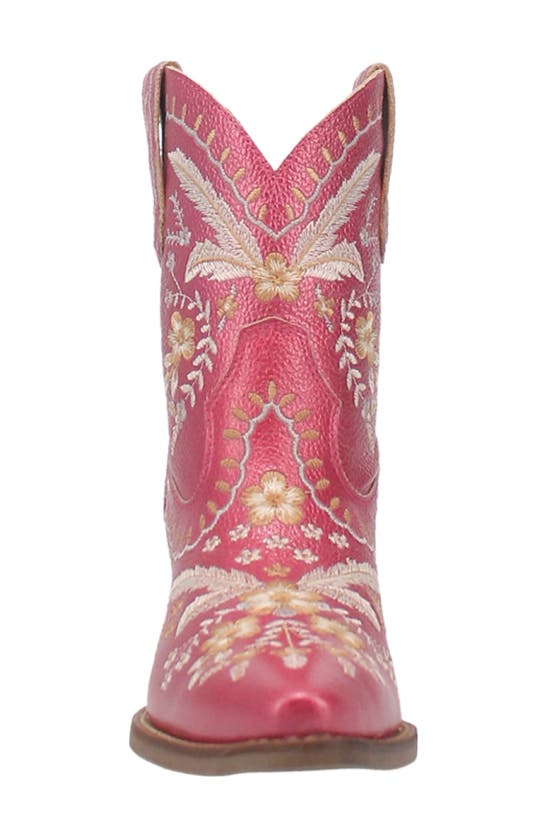 Dingo Primrose Western Boot In Fuchsia Metallic