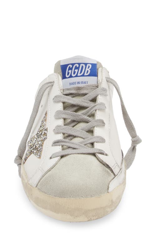 Shop Golden Goose Super-star Sabot Mule Sneaker In White/platinum