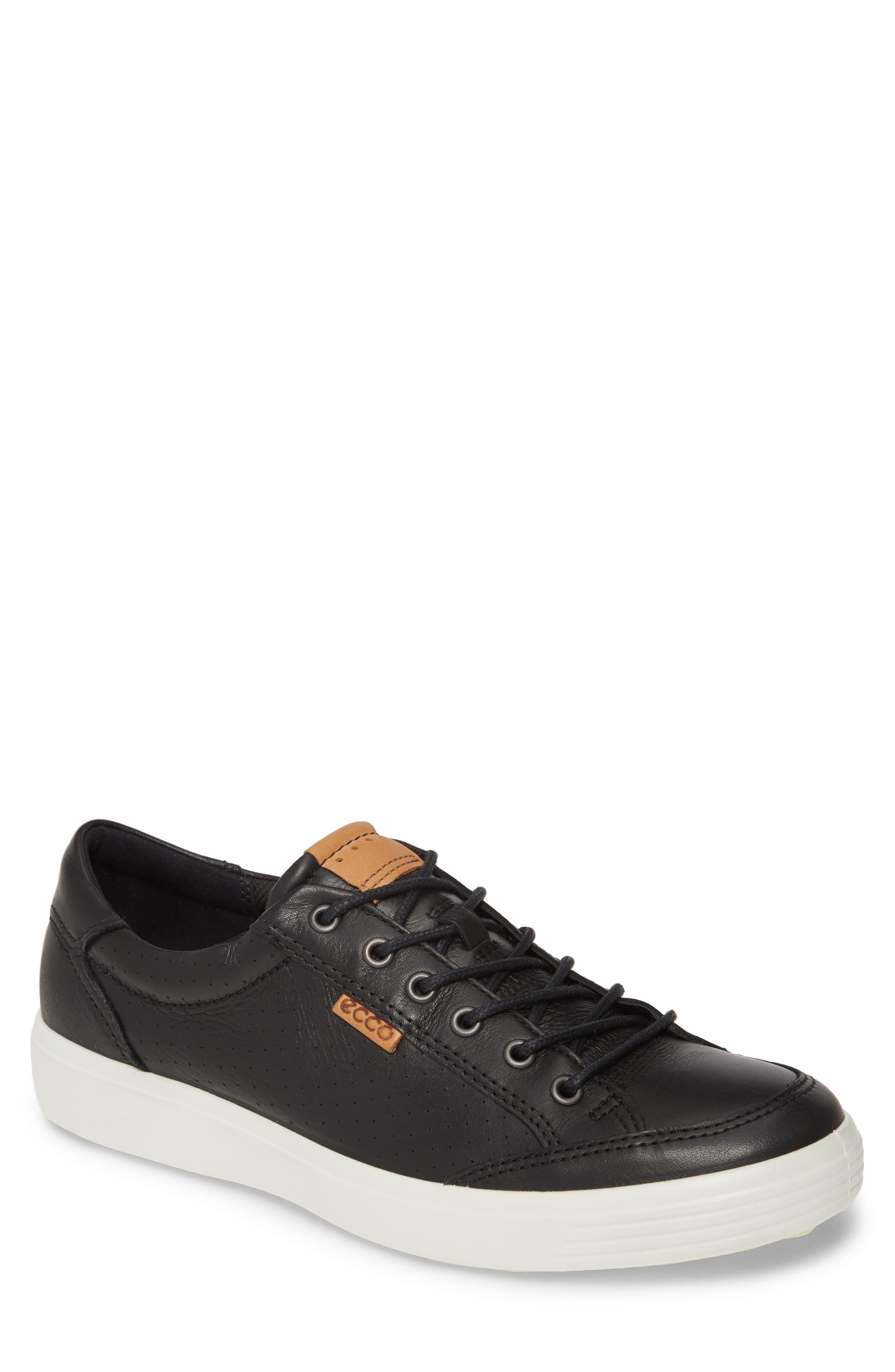 UPC 825840084641 product image for Men's Ecco Soft 7 Light Sneaker, Size 13-13.5US / 47EU - Black | upcitemdb.com