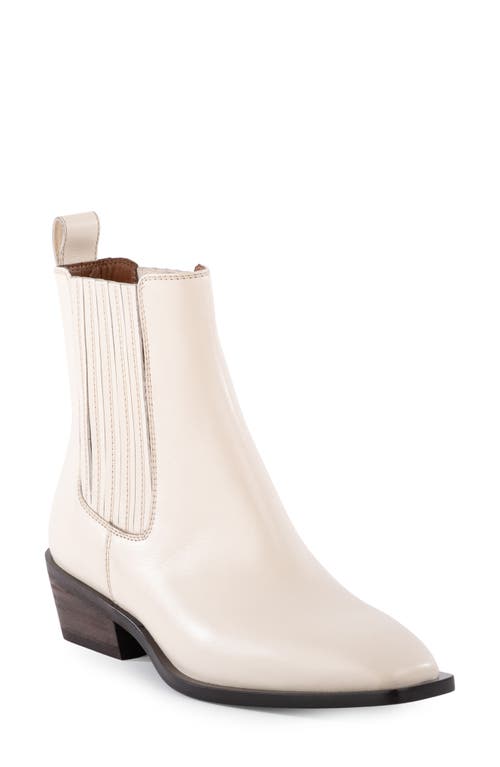 Shop Seychelles Hold Me Down Chelsea Boot In Ivory Leather
