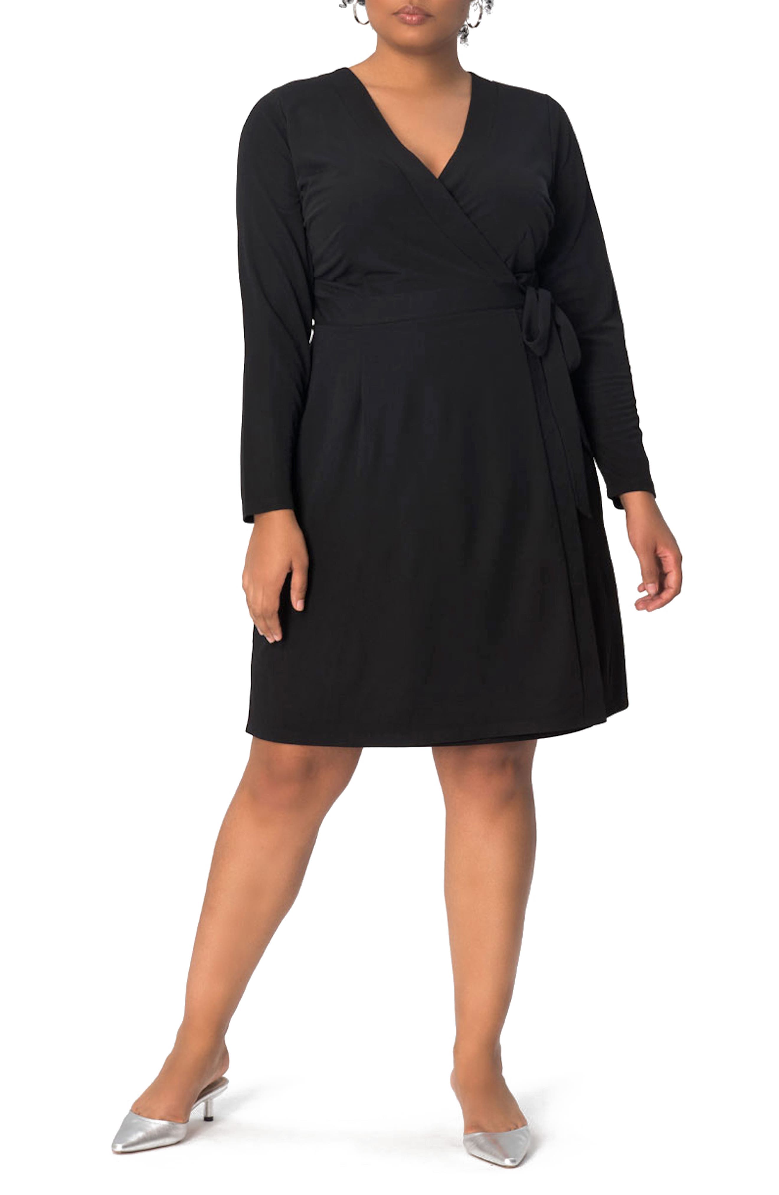 nordstrom rack long black dress