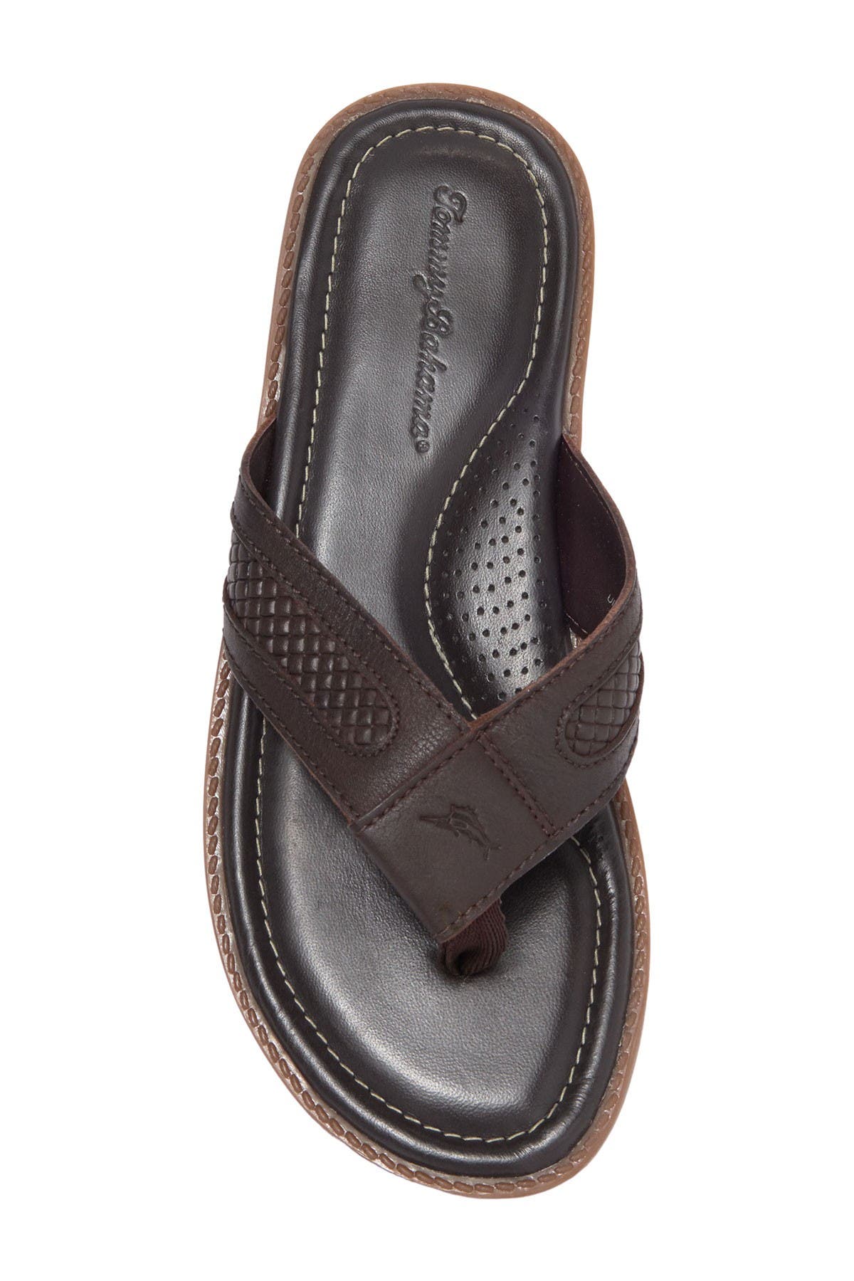 tommy bahama leather flip flops