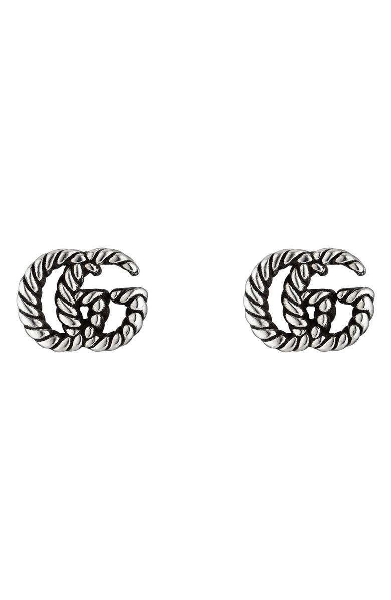 Gucci GG Silver Stud Earrings | Nordstrom