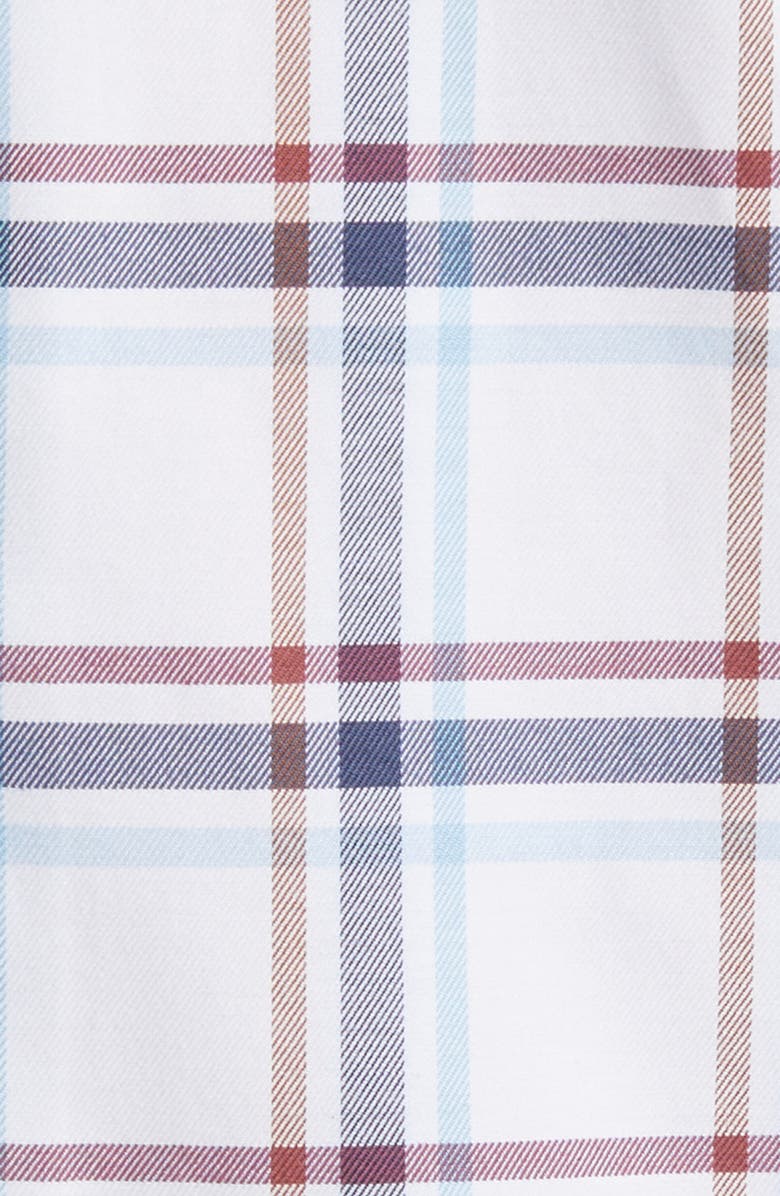 Stone Rose DRY TOUCH<sup>®</sup> Plaid Performance Button-Up Shirt, Alternate, color, White