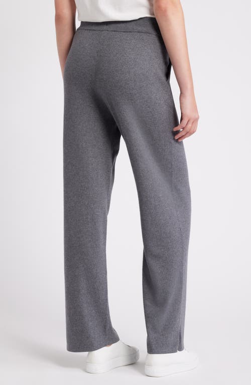 Shop Caslonr Caslon(r) Cotton & Cashmere Sweater Pants In Grey Dark Heather