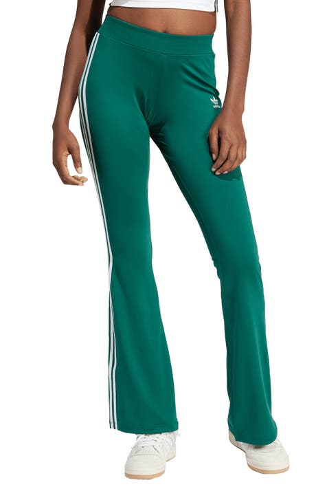 Kyo The Brand flare pants - part of s 3-piece set in light green pinstripe